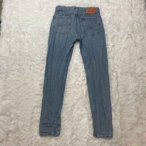 Levis 510 Jeans Mens Size 30x32 Blue Light Wash Skinny Denim Cotton - Picture 7 of 9